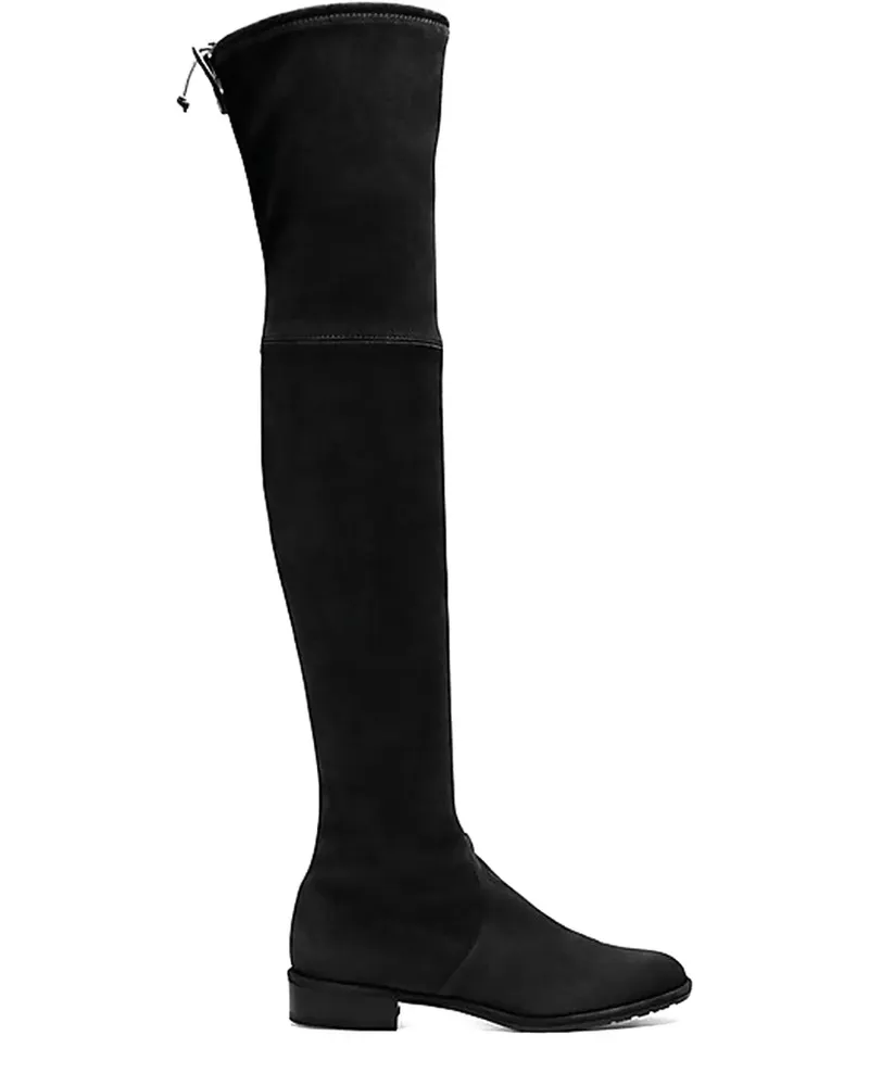 Stuart Weitzman Lowland tie-back boot - Schwarz Schwarz
