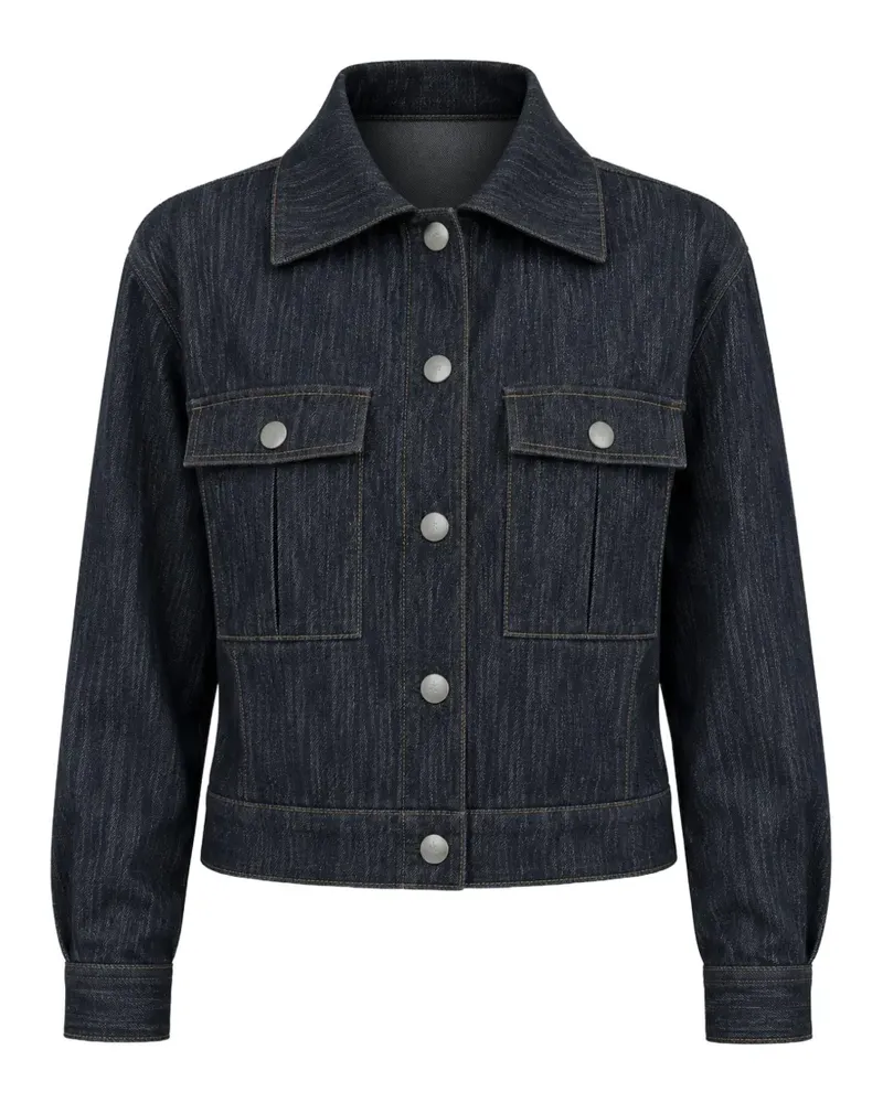 Eleventy button-up denim jacket - Blau Blau