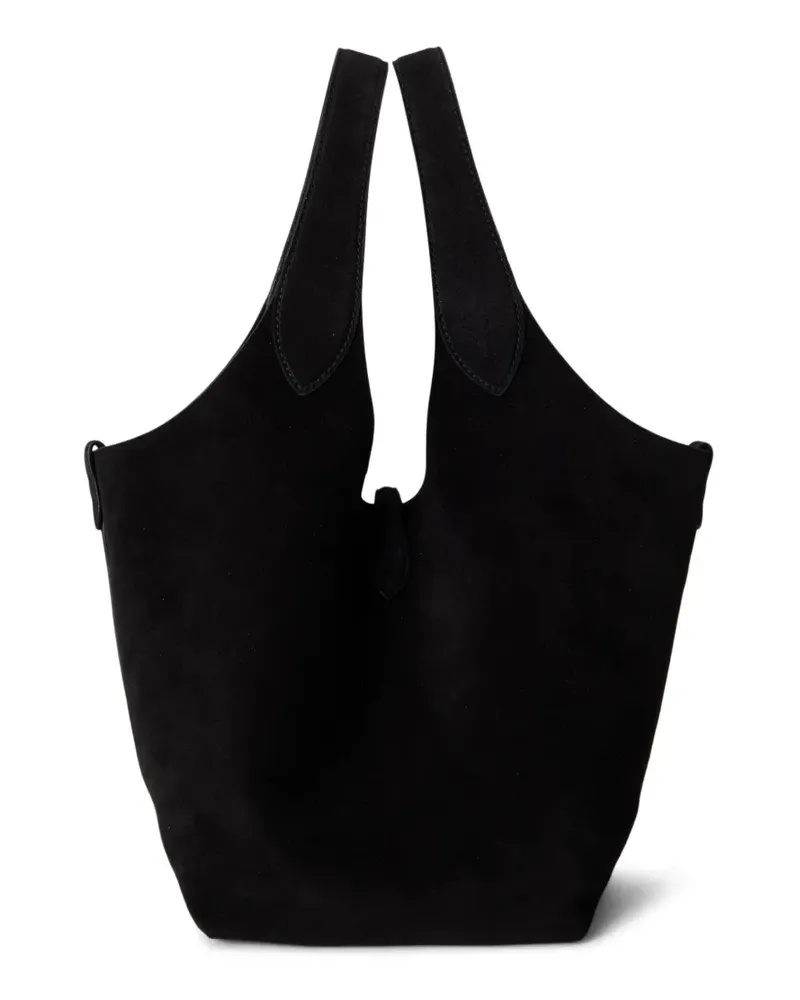 Ralph Lauren Play Tote Bag aus Wildleder - Schwarz Schwarz