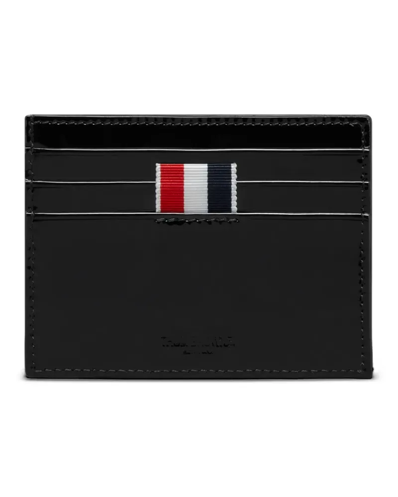 Thom Browne 4-Bar Kartenetui - Schwarz Schwarz