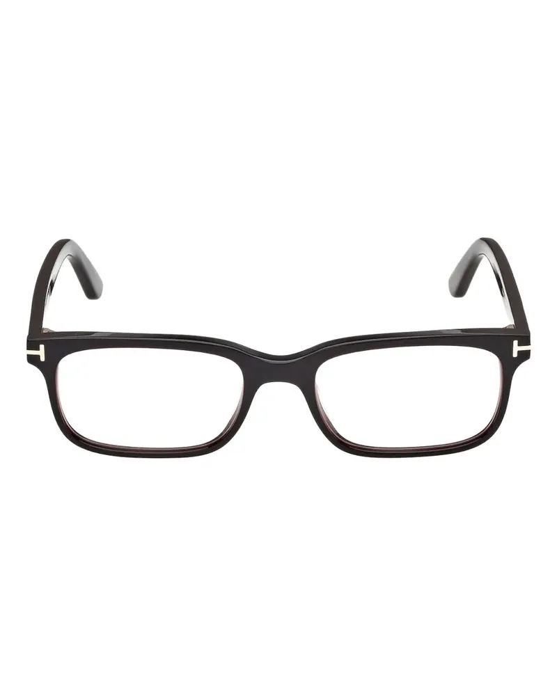 Tom Ford Scout-02 rectangle-frame glasses - Schwarz Schwarz