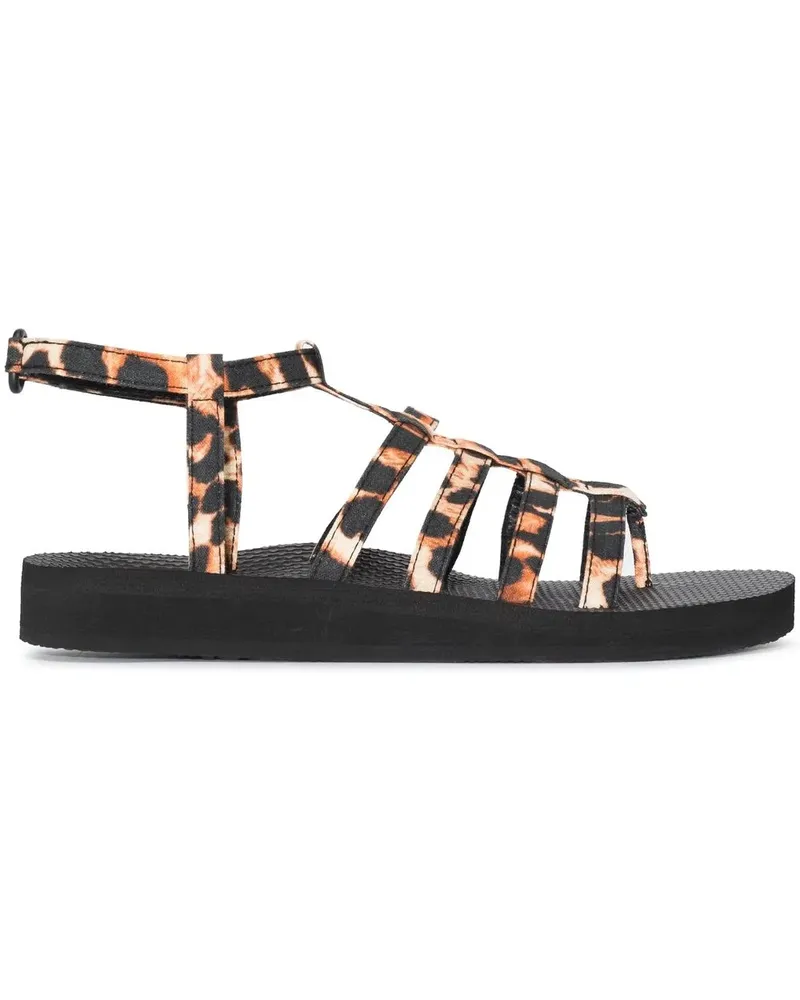 Arizona Love Sandalen mit Leoparden-Print - Braun Braun