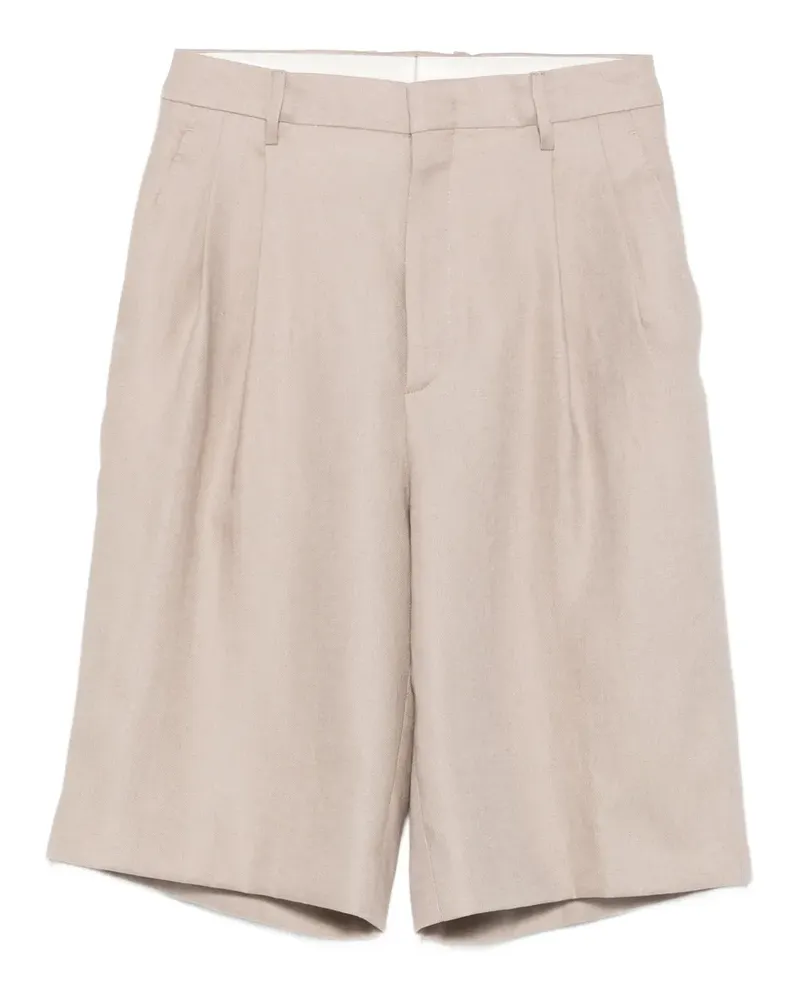 Tagliatore pleated shorts - Nude Nude