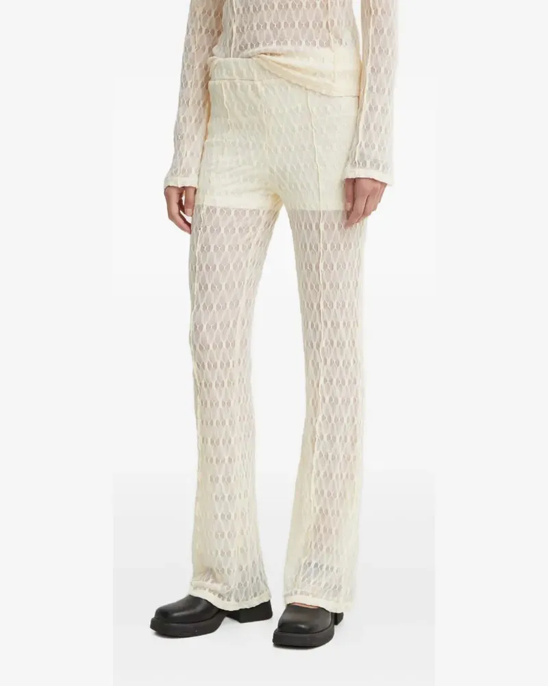 Gestuz LicaGZ textured trousers - Nude Nude