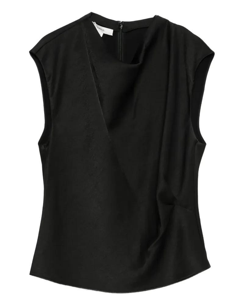 Vince Ärmellose Bluse - Schwarz Schwarz