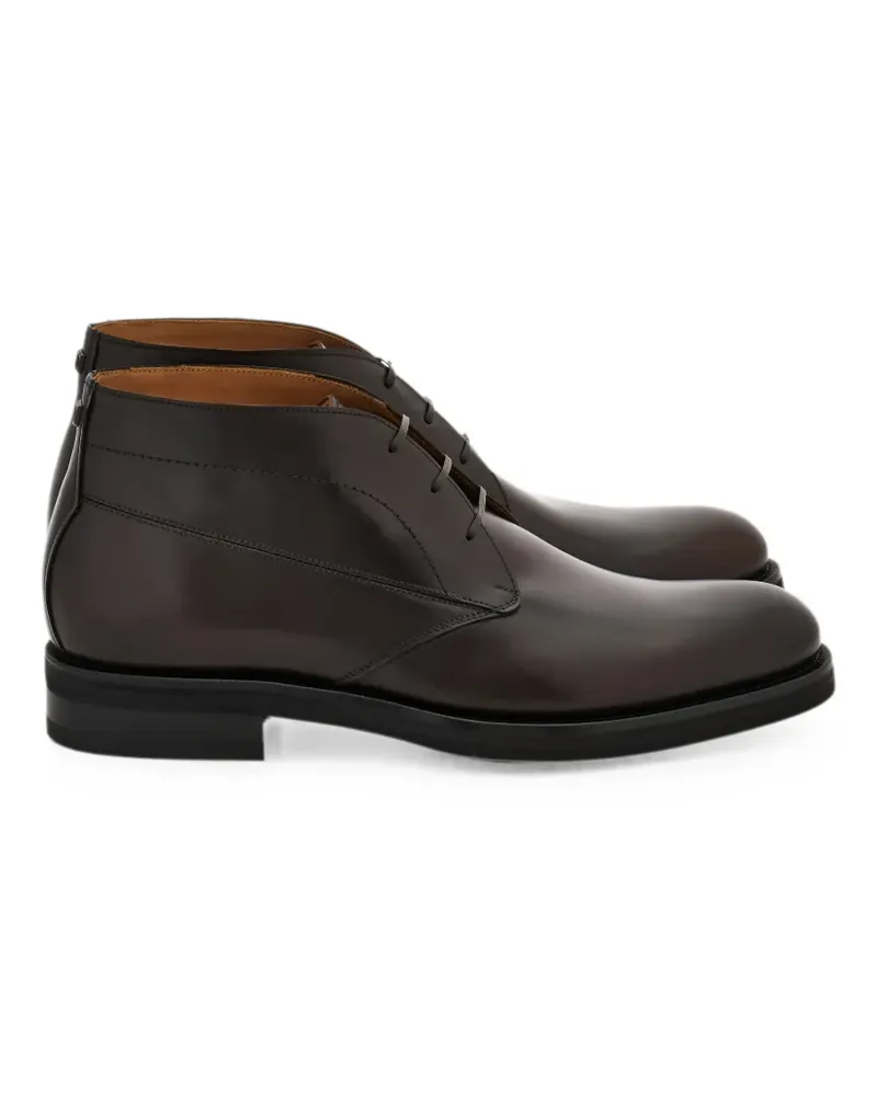 Ferragamo Settimo lace-up boots - Braun Braun