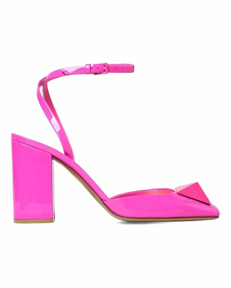 Valentino Garavani One Stud Pumps aus Lackleder - Rosa Rosa