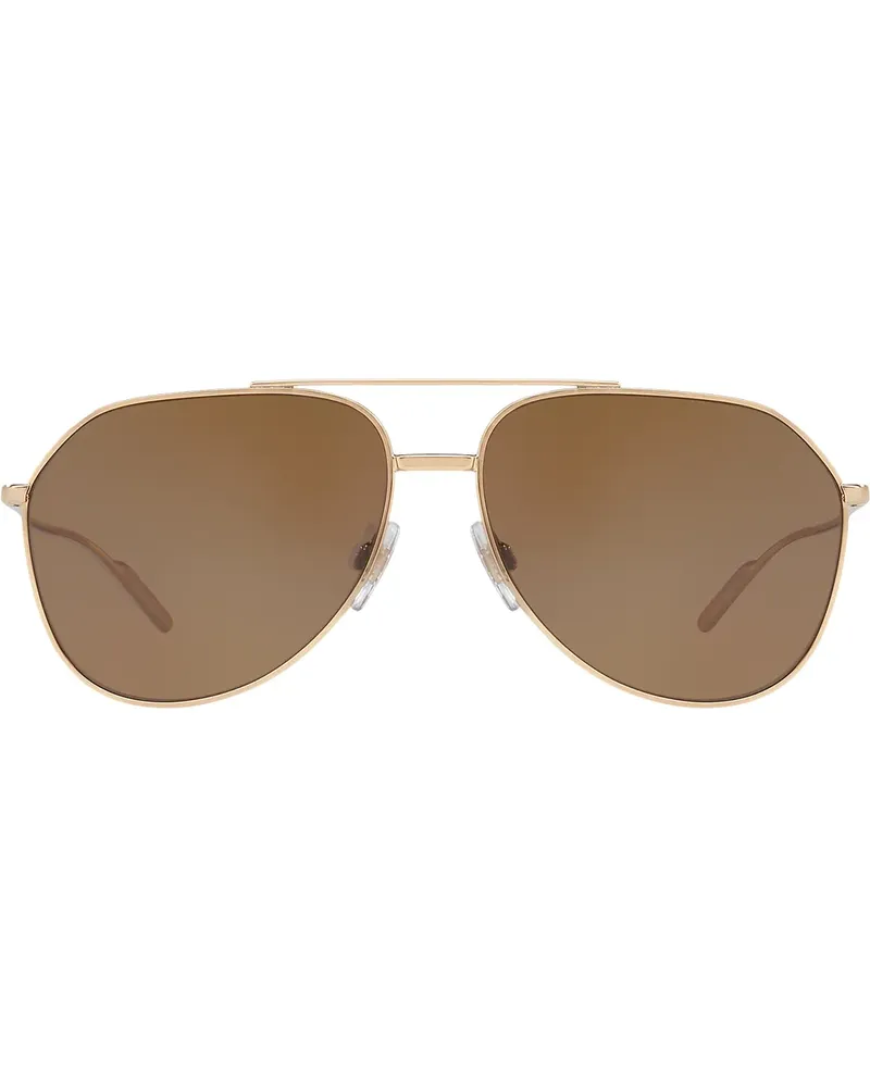 Dolce & Gabbana Pilotenbrille mit getönten Gläsern - Gold Gold