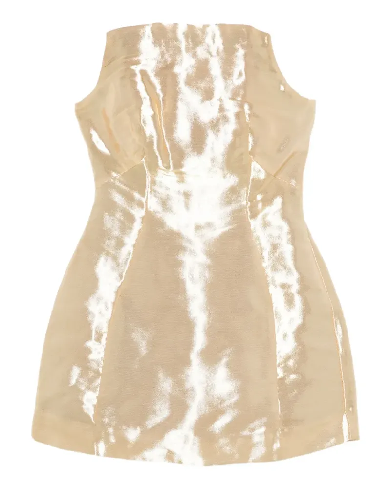 Cult Gaia Wren strapless mini dress - Gold Gold