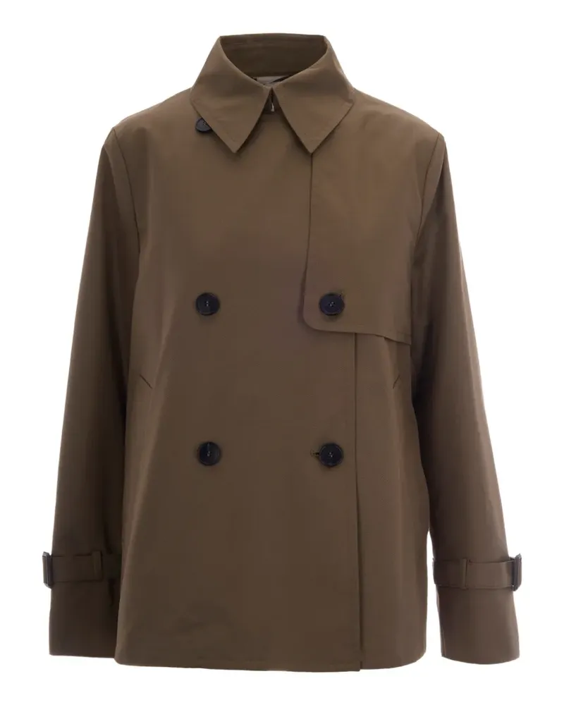 Max Mara double-breasted storm-flap coat - Braun Braun