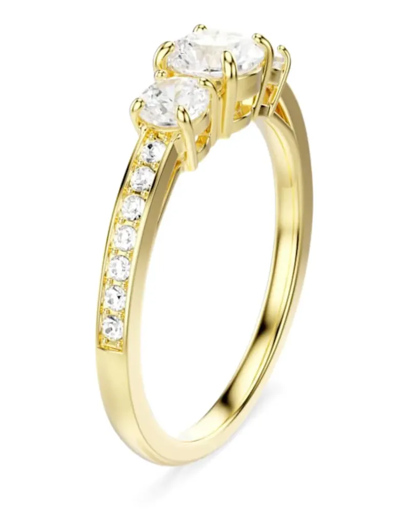 Swarovski Ring mit Kristallen - Gold Gold