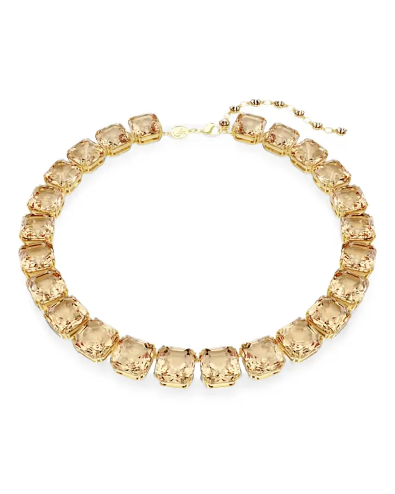 Swarovski Millenia Halskette mit achteckigem Schliff - Gold Gold