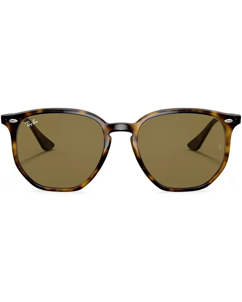 Ray Ban Runde Sonnenbrille in Schildpattoptik - Grün Grün