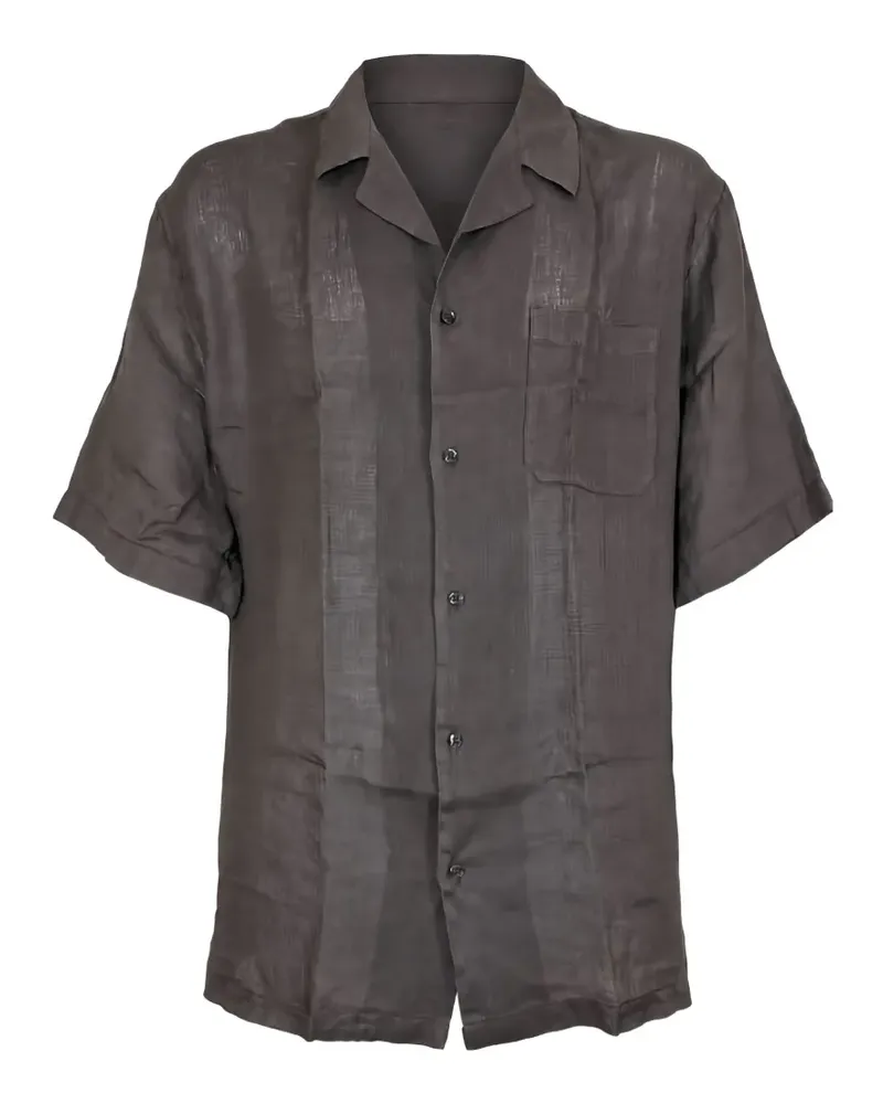 Altea short-sleeve camp-collar shirt - Braun Braun