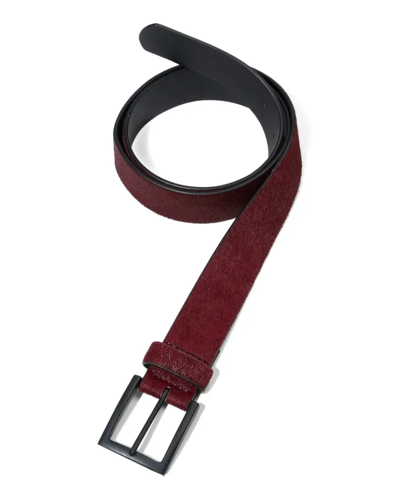 Osklen Gürtel aus Pelz - Rot Rot