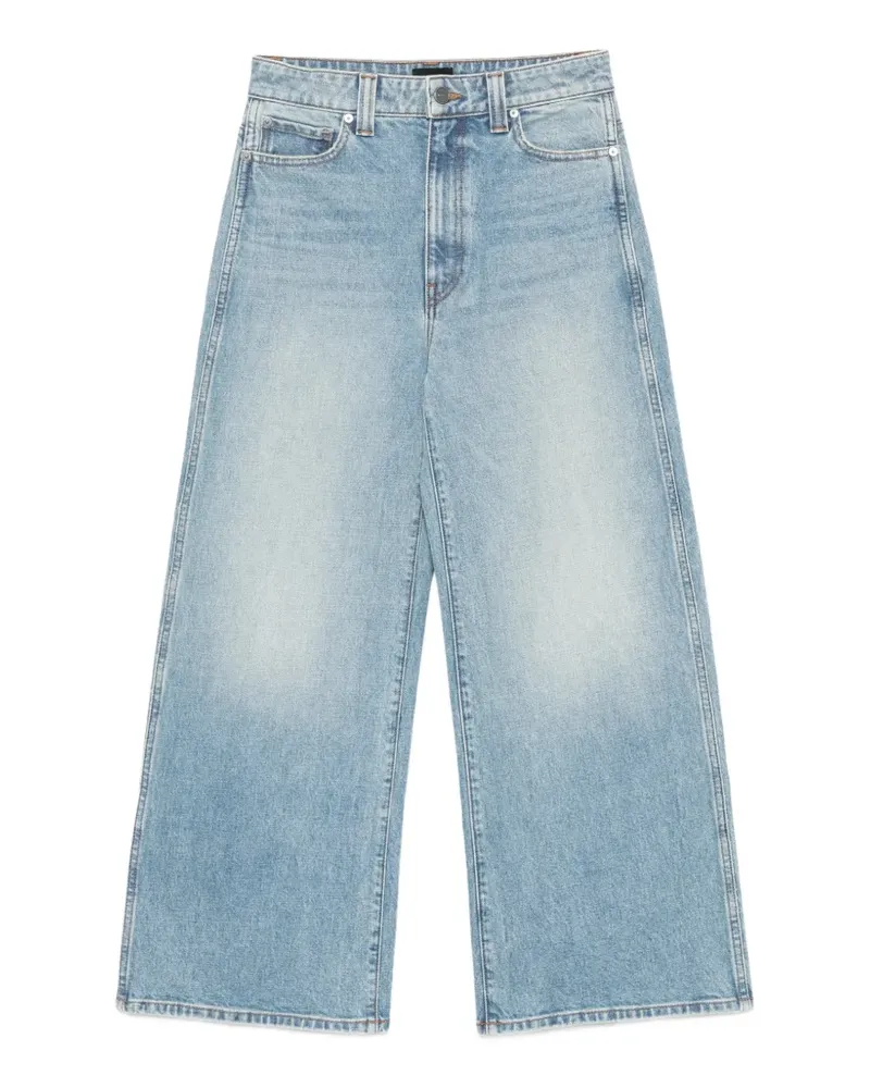 KHAITE faded wide-leg jeans - Blau Blau