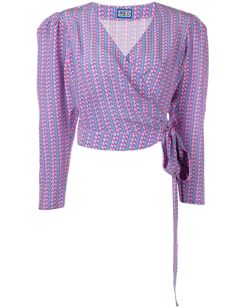 LHD Odalys Seidenbluse - Violett Violett