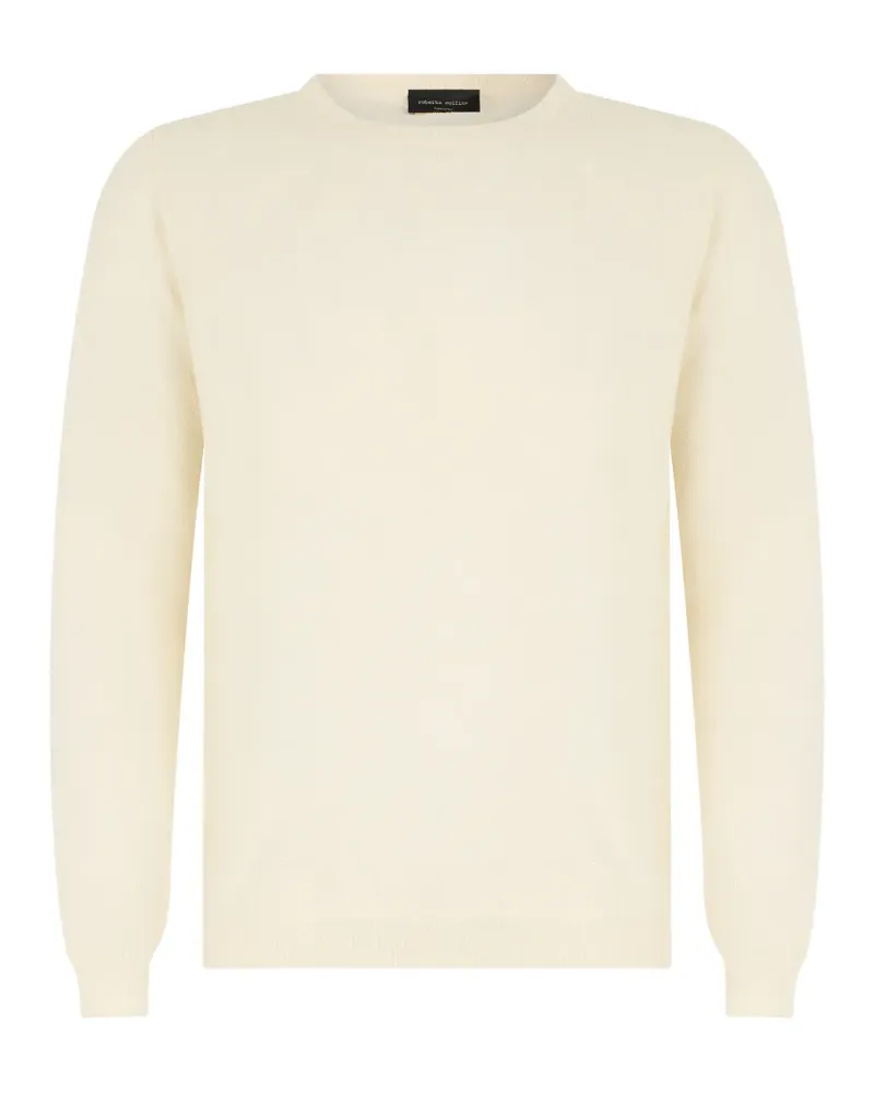 Roberto Collina crew-neck long-sleeve sweater - Nude Nude