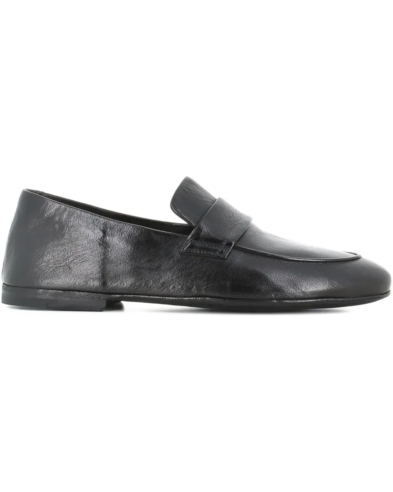 Officine Creative Italia strap-detail loafers - Schwarz Schwarz