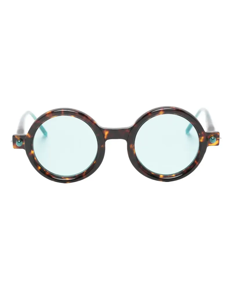 KUBORAUM Maske P1 round-frame sunglasses - Braun Braun