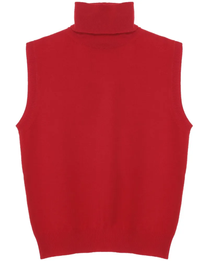 Róhe Klassischer Rollkragenpullover - Rot Rot