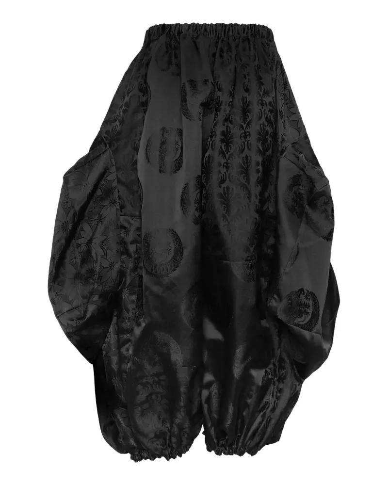 Comme des Garçons Hose im Patchwork-Look - Schwarz Schwarz