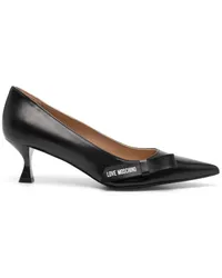 Moschino Pumps mit Logo-Print 60mm Schwarz