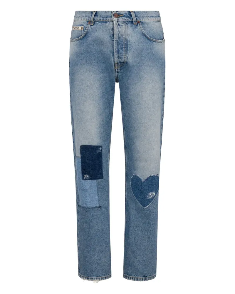 Moschino Jeans im Patchwork-Look - Blau Blau