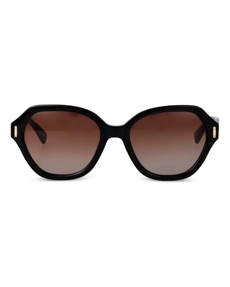 Longchamp geometric-frame sunglasses - Schwarz Schwarz