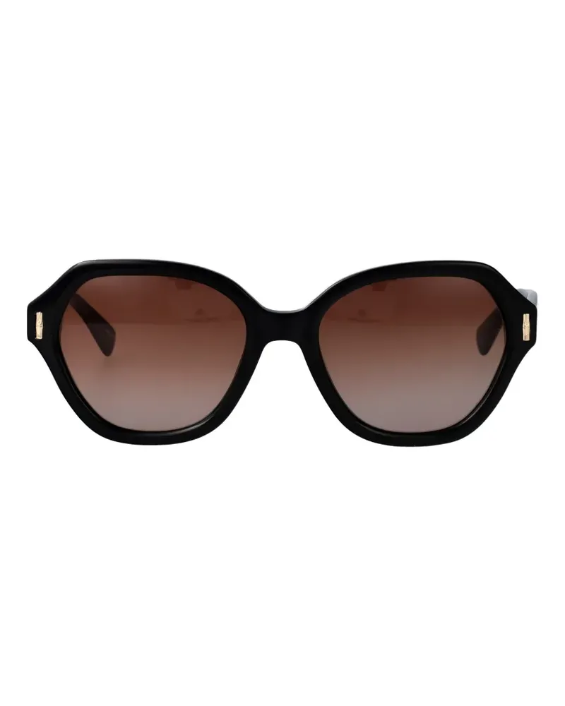 Longchamp geometric-frame sunglasses - Schwarz Schwarz