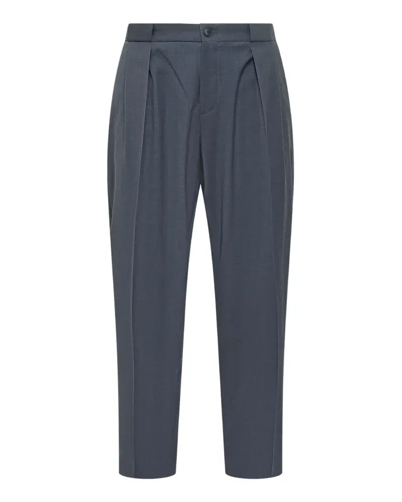 HUGO BOSS pleated trousers - Blau Blau