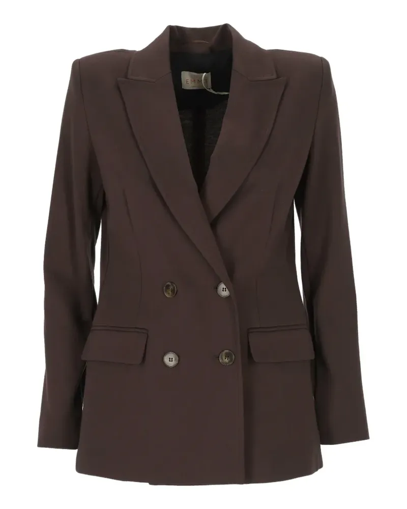MARELLA double-breasted peak-lapels blazer - Braun Braun