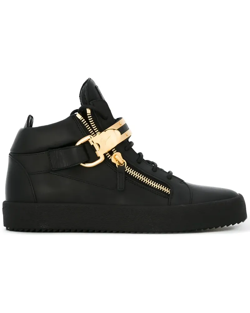 Giuseppe Zanotti The Shark' High-Top-Sneakers - Schwarz Schwarz