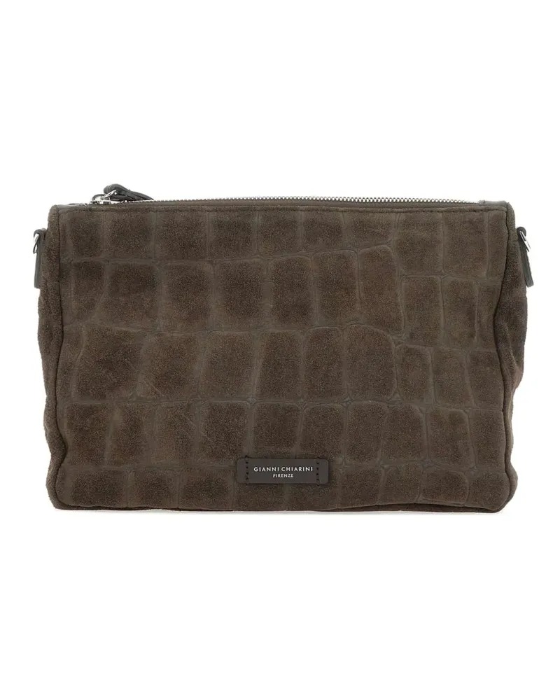 Gianni Chiarini Clutch aus Wildleder - Braun Braun