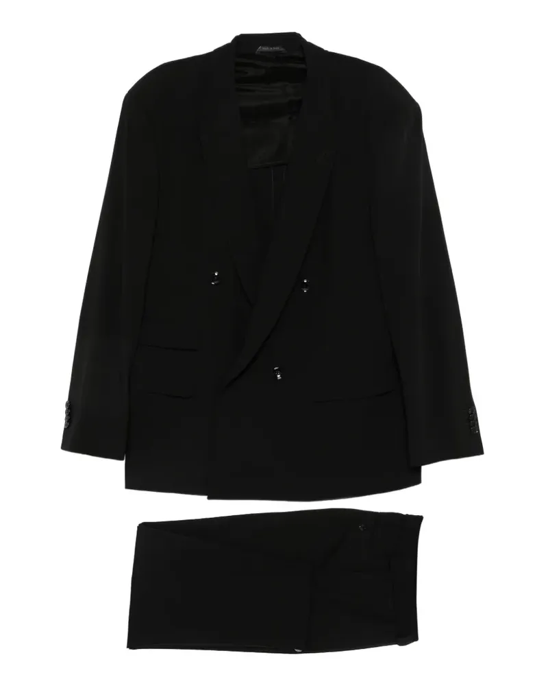 Giorgio Armani Klassischer Anzug - Schwarz Schwarz