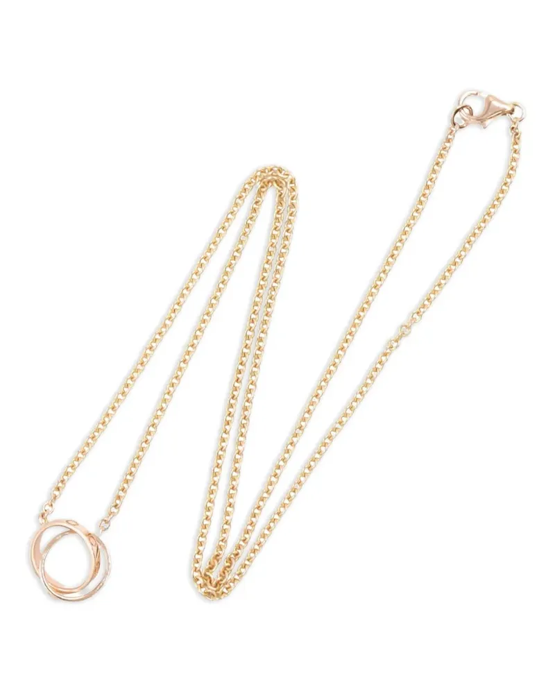 Cartier 2010s Love Halskette mit verschlungenen Ringen - Gold Gold