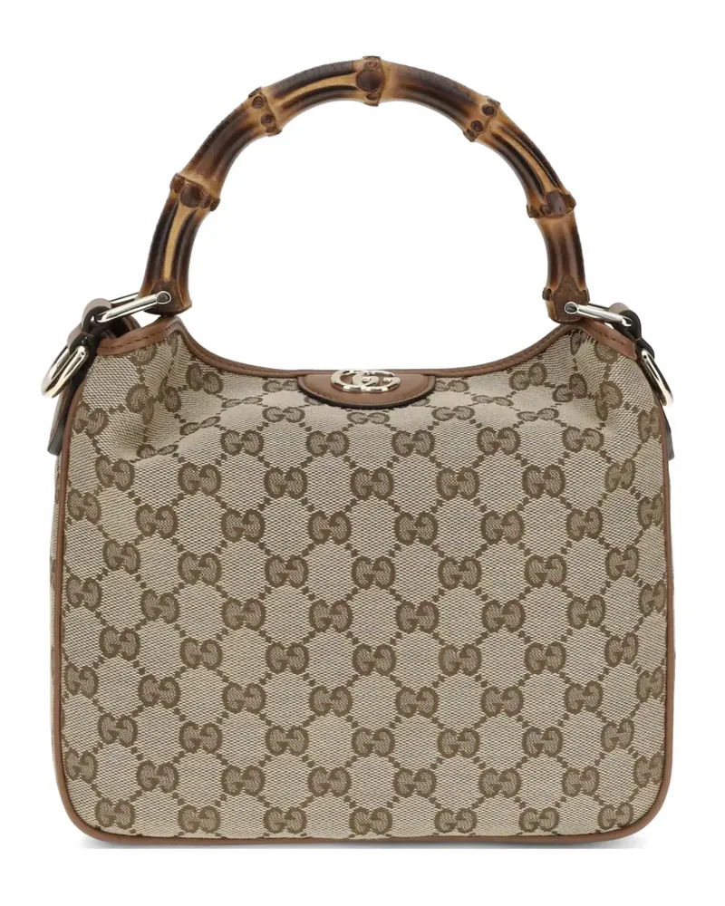 Gucci small Diana bamboo-handle tote bag - Nude Nude