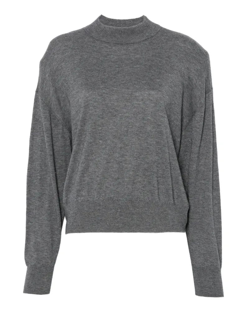 FRANKIE Shop Rue Pullover mit gepolsterten Schultern - Grau Grau