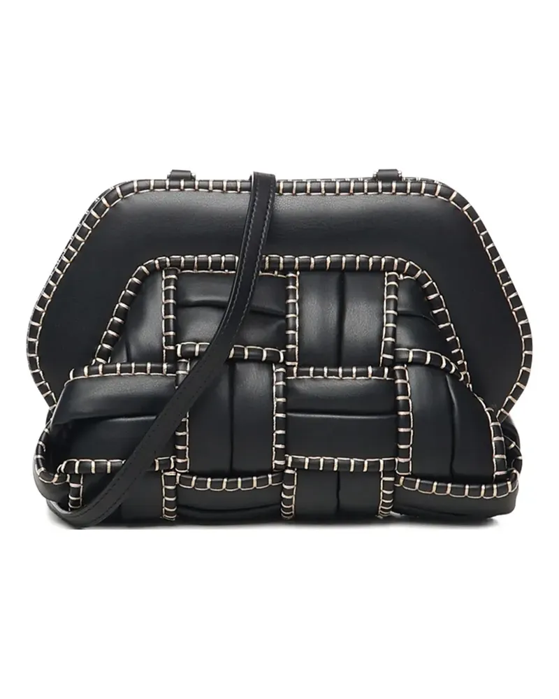 THEMOIRÈ Tia Clutch - Schwarz Schwarz