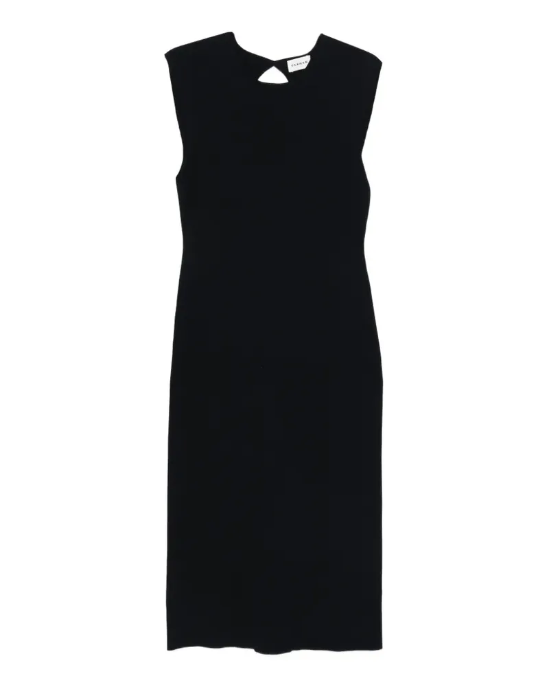 P.A.R.O.S.H. P.A.R.O H. cut-out-detail midi dress - Schwarz Schwarz