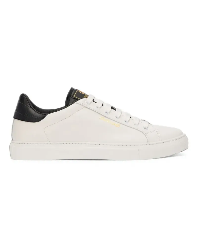 Roberto Cavalli Sneakers aus Leder - Weiß Weiß