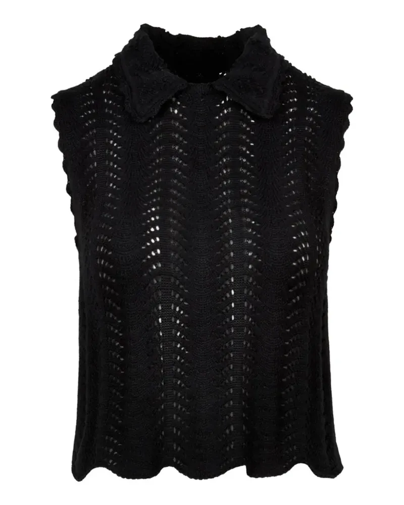 Smythe Club crochet tank top - Schwarz Schwarz