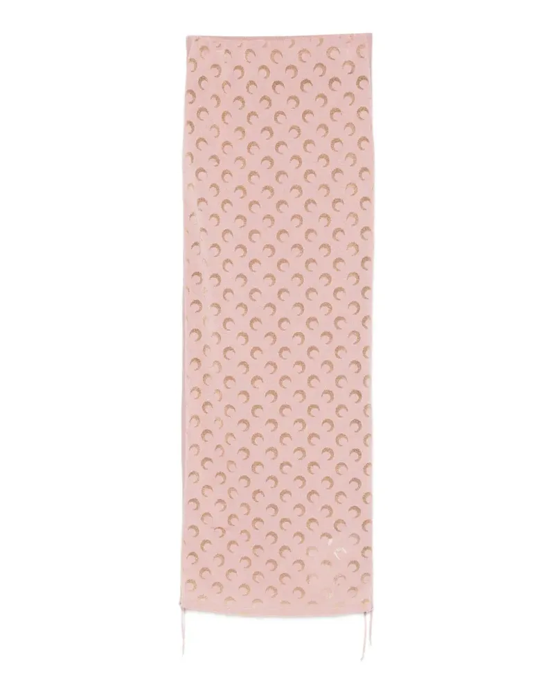 Marine Serre moon-print skirt - Rosa Rosa