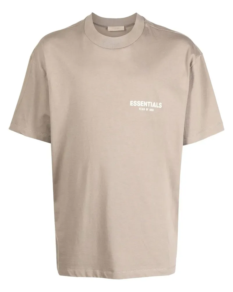 Fear of God T-Shirt mit Logo-Print - Nude Nude