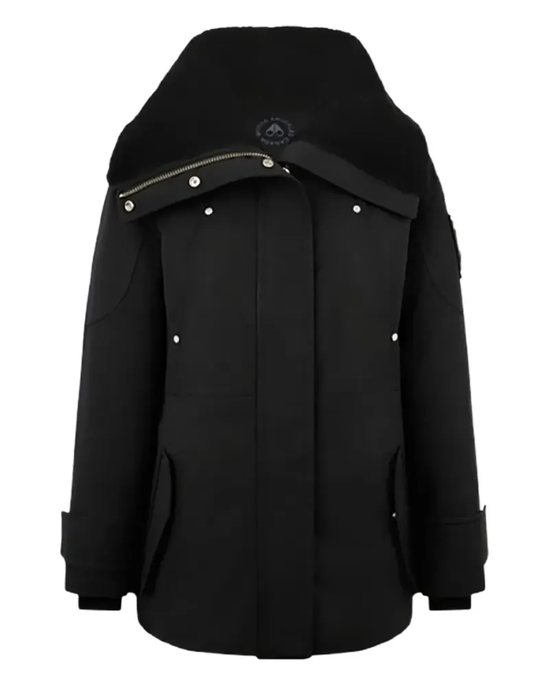 Moose Knuckles Aurora faux-fur collar jacket - Schwarz Schwarz