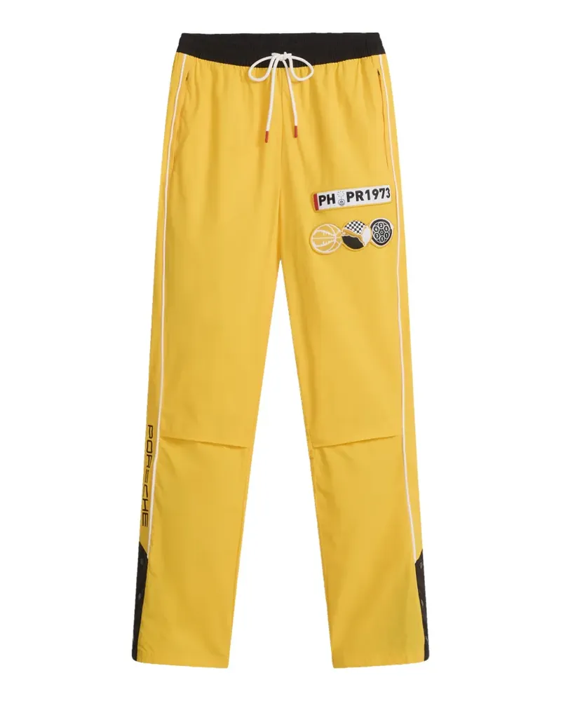 Puma x Porsche Jogginghose mit Logo-Patch - Gelb Gelb