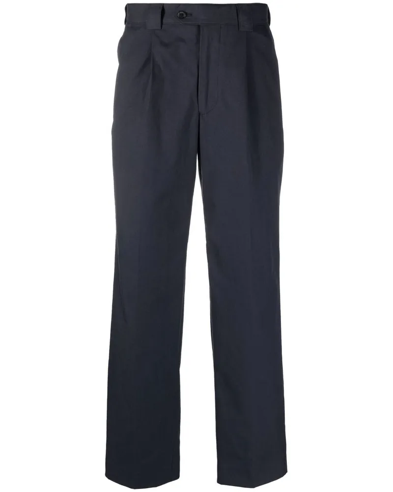 Paul Smith Gerade Hose aus Bio-Baumwolle - Blau Blau