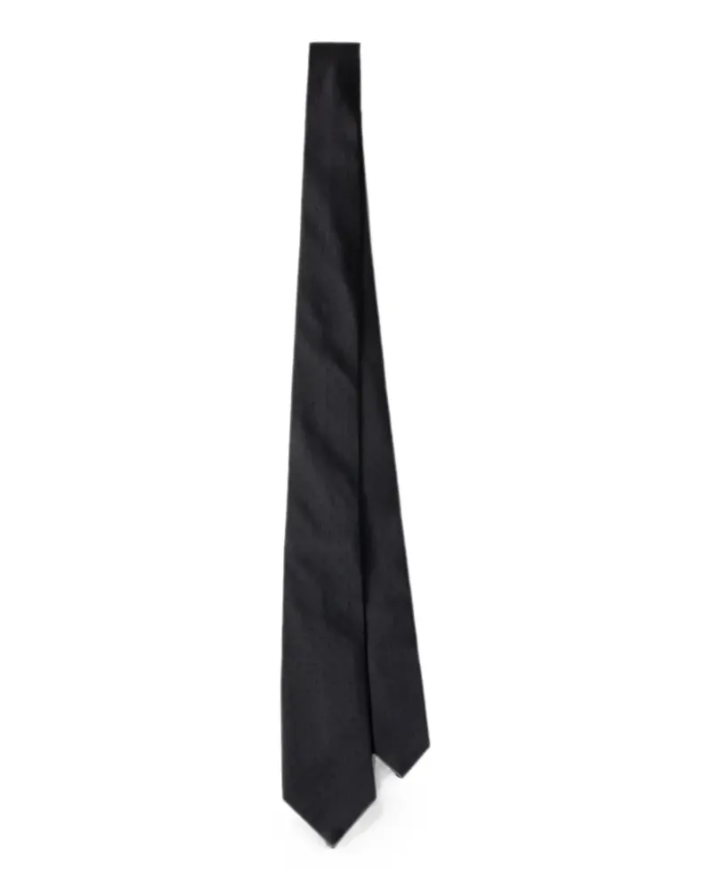 Prada silk tie - Schwarz Schwarz