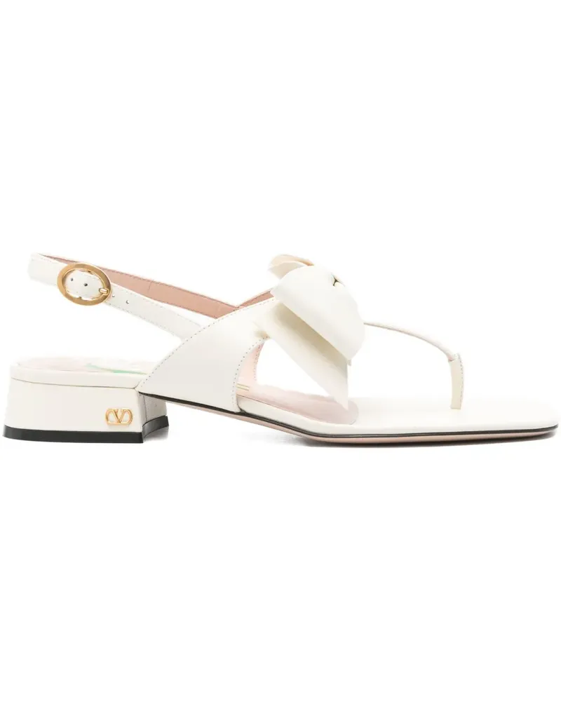 Valentino Garavani Slingback-Sandalen mit Schleifendetail - Nude Nude