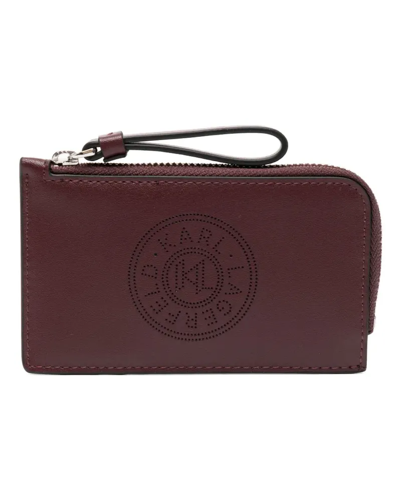 Karl Lagerfeld K/Circle Portemonnaie - Rot Rot